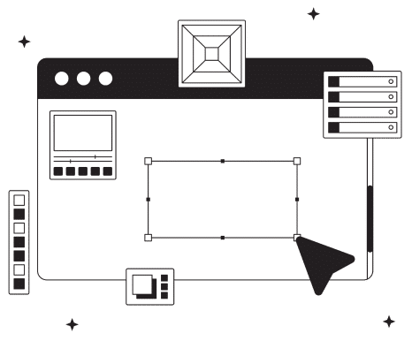 A visual Site editor and customizing the look and feel of a website.